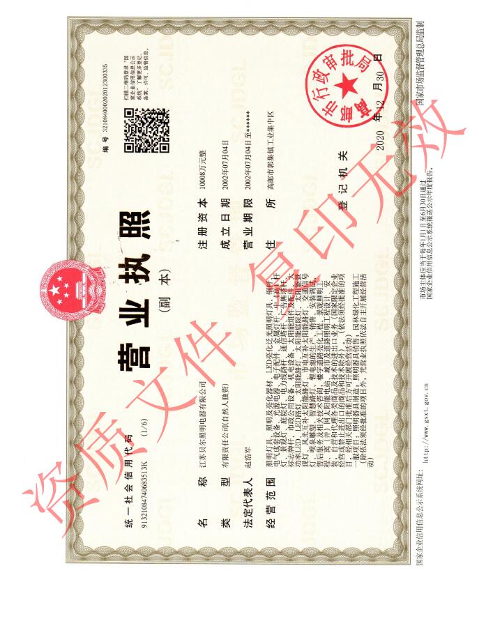 環境管理體係認證證書